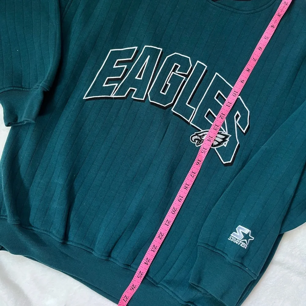 RARE VINTAGE 90S EAGLES NFL CREWNECK - Picture 5 of 9